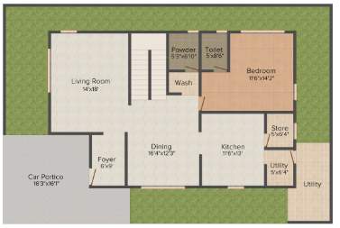  royal sunnyvale Floor Plan Ground Floor Plan