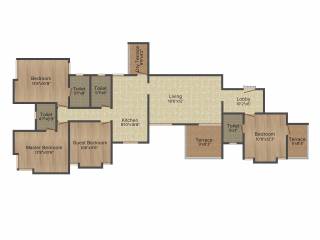 Icon Ashwinikunj (4BHK+4T (1,700 sq ft) 1700 sq ft)