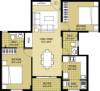 Radiance Realty Liberty (2BHK+2T (1,045 sq ft) + Pooja Room 1045 sq ft)