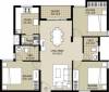 Radiance Realty Liberty (3BHK+2T (1,249 sq ft) + Pooja Room 1249 sq ft)
