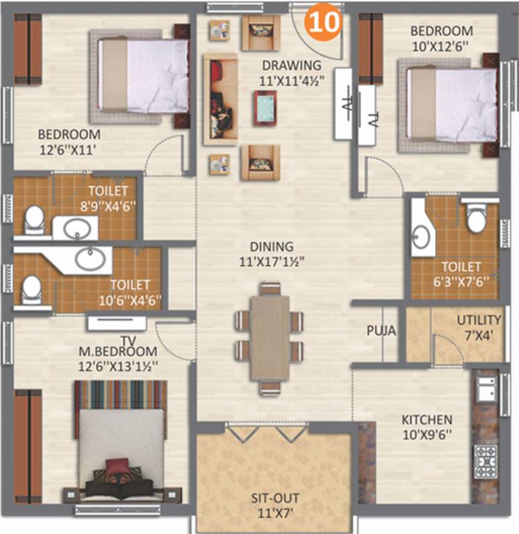  urbana Floor Plan Floor Plan