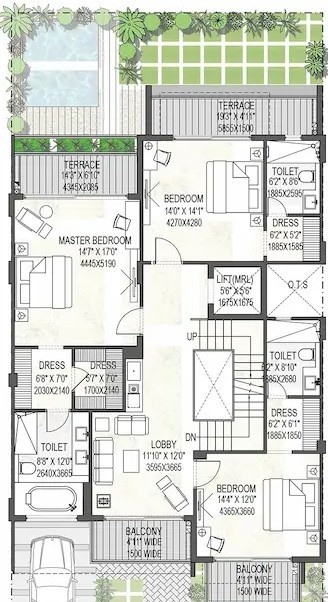  golf links villas Floor Plan First Floor Plan