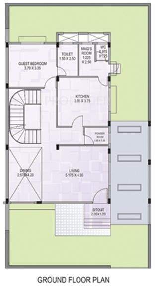 Amit Bloomfield Villas (4BHK+5T (3,652 sq ft) + Servant Room 3652 sq ft)