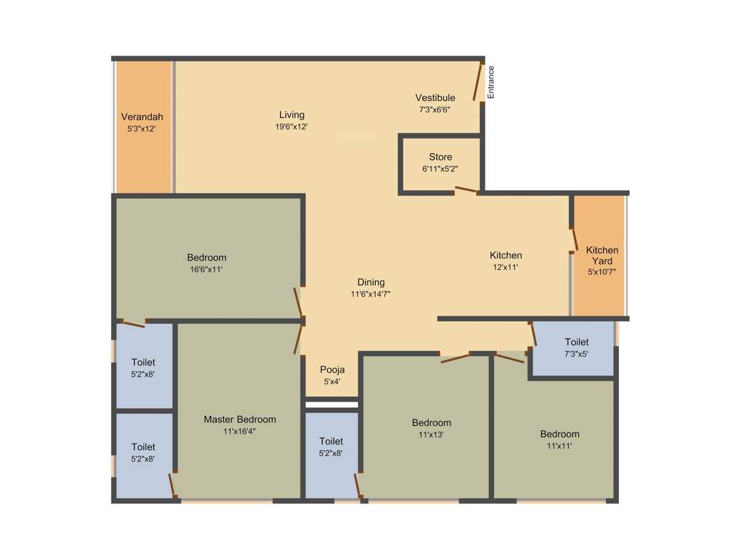 Vinayak Sivanta Hills (4BHK+4T (2,833 sq ft) + Pooja Room 2833 sq ft)