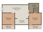 BK Gitanjali Apartment (2BHK+2T (750 sq ft) 750 sq ft) BK Gitanjali Apartment (2BHK+2T (750 sq ft) 750 sq ft)