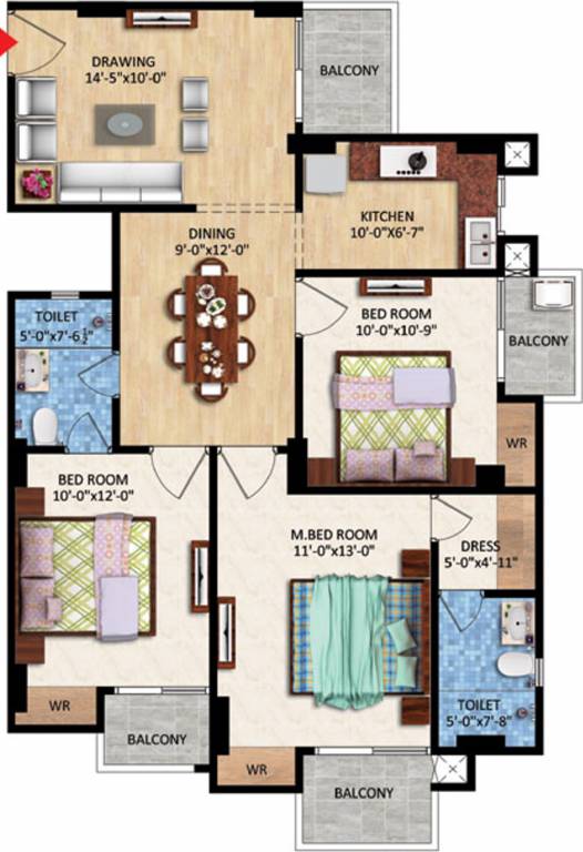 Rudra Real Estate Aishwaryam (3BHK+2T (1,390 sq ft) 1390 sq ft) Rudra Real Estate Aishwaryam (3BHK+2T (1,390 sq ft) 1390 sq ft)