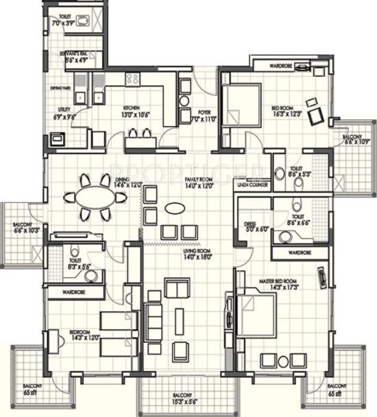 Bearys Lakeside Habitat (3BHK+3T (2,795 sq ft) Servant Room 2795 sq ft) Bearys Lakeside Habitat (3BHK+3T (2,795 sq ft) Servant Room 2795 sq ft)