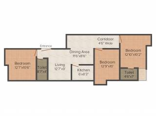 SS 23 Jodhpur Park (3BHK+2T (1,350 sq ft) 1350 sq ft) SS 23 Jodhpur Park (3BHK+2T (1,350 sq ft) 1350 sq ft)