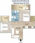 floorPlan of Adore Happy Homes Grand