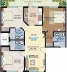 Parsvnath Elite Floors (3BHK+3T (1,220 sq ft) 1220 sq ft)