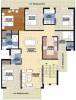 Parsvnath Elite Floors (4BHK+3T (1,775 sq ft)   Servant Room 1775 sq ft)