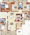 Parsvnath Elite Floors (4BHK+3T (2,150 sq ft)   Servant Room 2150 sq ft)