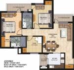 New Modern Buildwell Jyotirmay Enclave (2BHK+2T (1,395 sq ft) + Study Room 1395 sq ft) New Modern Buildwell Jyotirmay Enclave (2BHK+2T (1,395 sq ft) + Study Room 1395 sq ft)