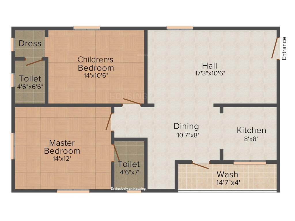 Bharathi Capital Square (2BHK+2T (1,250 sq ft) 1250 sq ft)