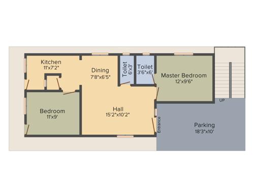 VRR Greenpark Enclave (2BHK+2T (1,000 sq ft) + Pooja Room 1000 sq ft)