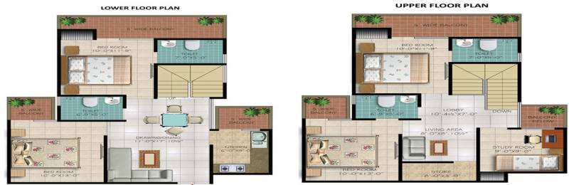 RMS Lifestyle (4BHK+4T (2,300 sq ft) + Study Room 2300 sq ft)