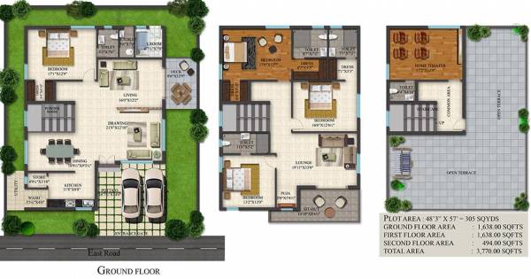 RSV Urban Village (4BHK+5T (3,770 sq ft) + Servant Room 3770 sq ft) RSV Urban Village (4BHK+5T (3,770 sq ft) + Servant Room 3770 sq ft)