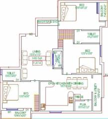 AHFL Aadinath Haven (3BHK+2T (1,480 sq ft) + Pooja Room 1480 sq ft) AHFL Aadinath Haven (3BHK+2T (1,480 sq ft) + Pooja Room 1480 sq ft)