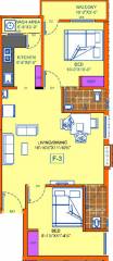 Guhan Shakunth Nivas (2BHK+2T (869 sq ft) + Pooja Room 869 sq ft)