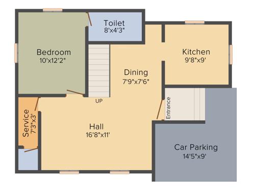 Pappas Anugraha Villas (3BHK+3T (1,945 sq ft) 1945 sq ft)