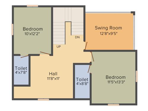 Pappas Anugraha Villas (3BHK+3T (1,945 sq ft) 1945 sq ft)
