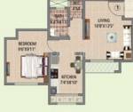 Aditya Orient Apartments (1BHK+1T (534 sq ft) 534 sq ft)