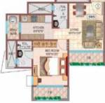 Srishti Micro Srishti (1BHK+1T (595 sq ft) 595 sq ft)