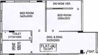 Vinayak Abode (2BHK+1T (725 sq ft) 725 sq ft)