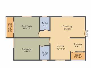 Srivathsa Mayfair Cozy (2BHK+2T (1,133 sq ft) 1133 sq ft) Srivathsa Mayfair Cozy (2BHK+2T (1,133 sq ft) 1133 sq ft)