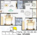 Ashrith Navanivas (2BHK+2T (1,076 sq ft) 1076 sq ft)