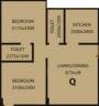 Asian Indigo Residency (2BHK+2T (873 sq ft) 873 sq ft) Asian Indigo Residency (2BHK+2T (873 sq ft) 873 sq ft)