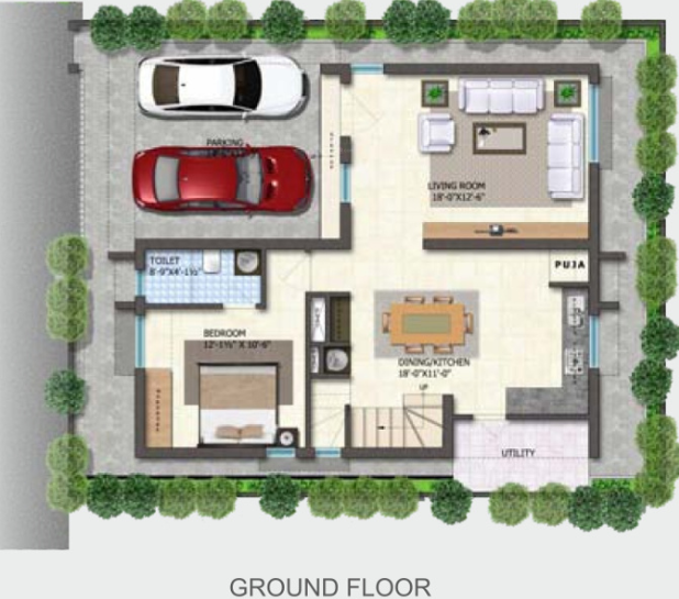 alpine vistas Floor Plan Ground Floor Plan
