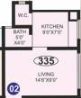 Prithvi Group Sai Deep (1BHK+1T (335 sq ft) 335 sq ft) Prithvi Group Sai Deep (1BHK+1T (335 sq ft) 335 sq ft)