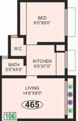 Prithvi Group Sai Deep (1BHK+1T (465 sq ft) 465 sq ft) Prithvi Group Sai Deep (1BHK+1T (465 sq ft) 465 sq ft)