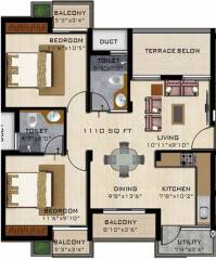 Fomra Celebration (2BHK+2T (1,110 sq ft) 1110 sq ft) Fomra Celebration (2BHK+2T (1,110 sq ft) 1110 sq ft)
