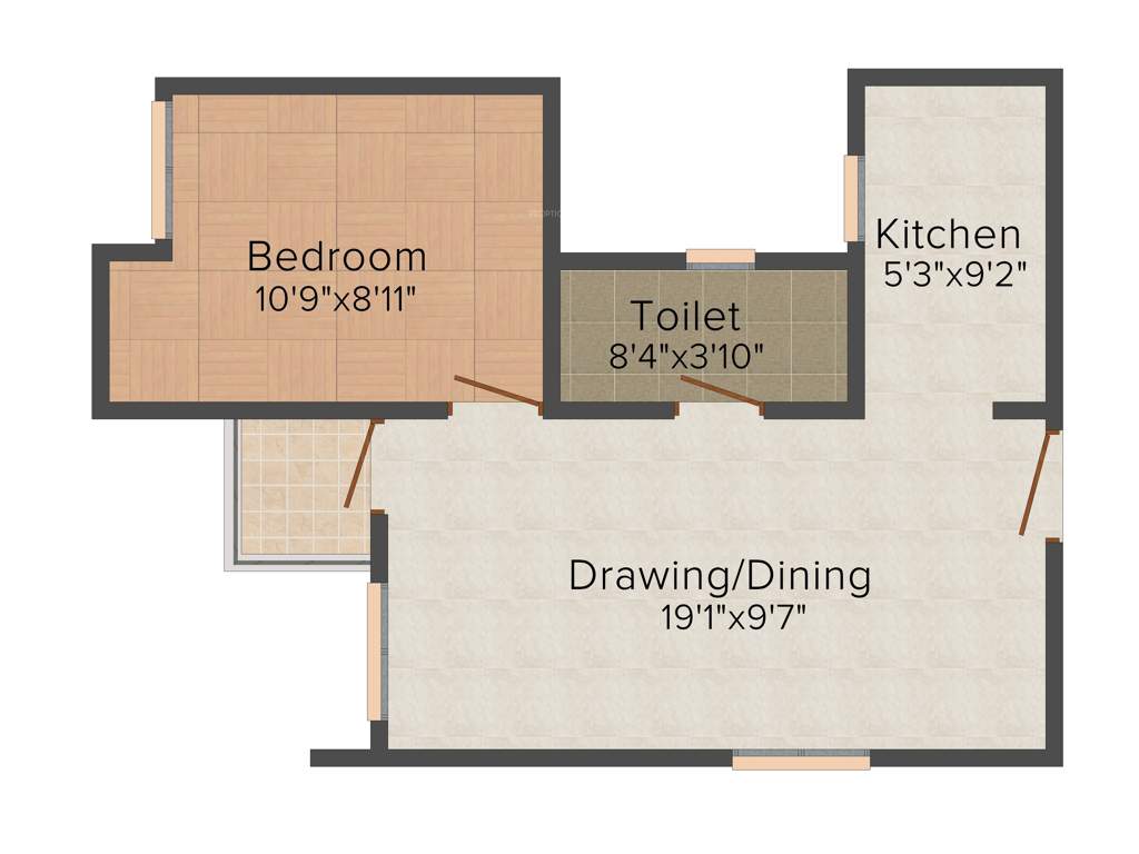 Magnolia City (1BHK+1T (510 sq ft) 510 sq ft)