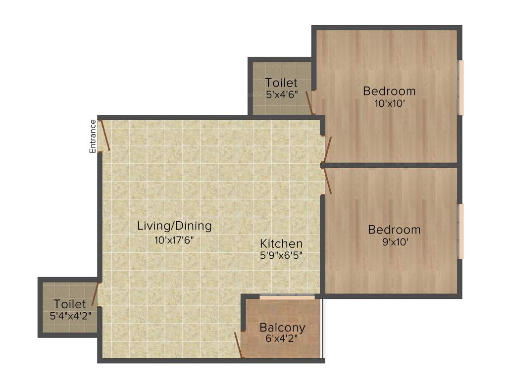 Soudamini Shradha Enclave (2BHK+1T (718 sq ft) 718 sq ft)