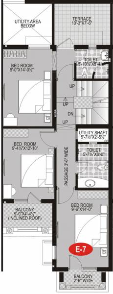 Alliance Asia Amrit (4BHK+4T (1,940 sq ft) 1940 sq ft)