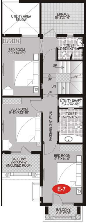 Alliance Asia Amrit (4BHK+4T (1,940 sq ft) 1940 sq ft)