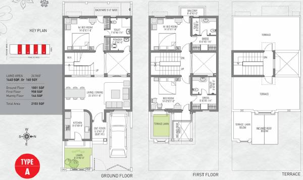 Alliance Asia Amrit 2 (3BHK+4T (2,103 sq ft) 2103 sq ft)