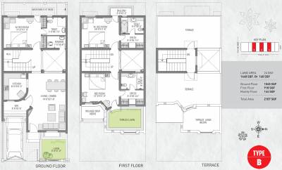 Alliance Asia Amrit 2 (3BHK+4T (2,107 sq ft) 2107 sq ft)