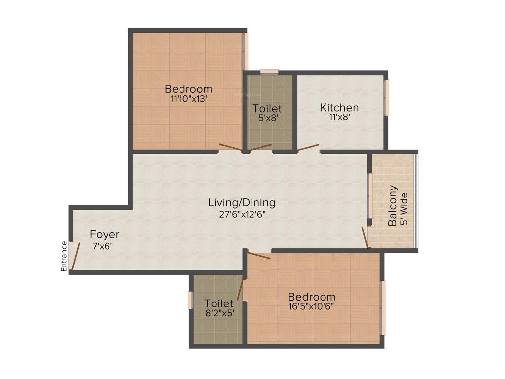 Utkal Kamala Vihar (2BHK+2T (1,218 sq ft) 1218 sq ft)