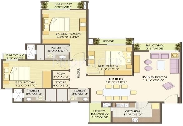 Godrej Anandam (3BHK+3T (1,920 sq ft) 1920 sq ft) Godrej Anandam (3BHK+3T (1,920 sq ft) 1920 sq ft)