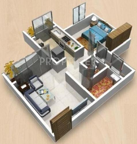 Space Piccadilly Green City (1BHK+1T (470 sq ft) 470 sq ft)