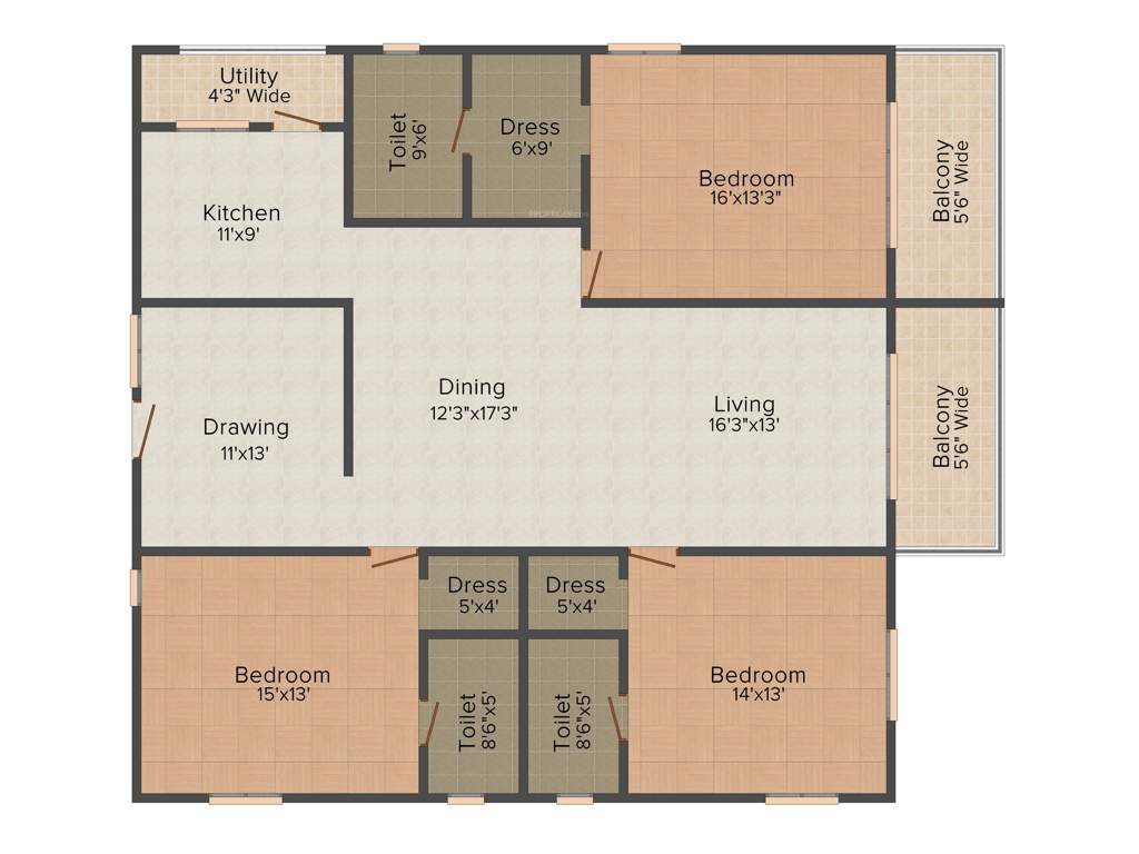 Vasavi Shanthinikethan (3BHK+3T (2,350 sq ft) 2350 sq ft)