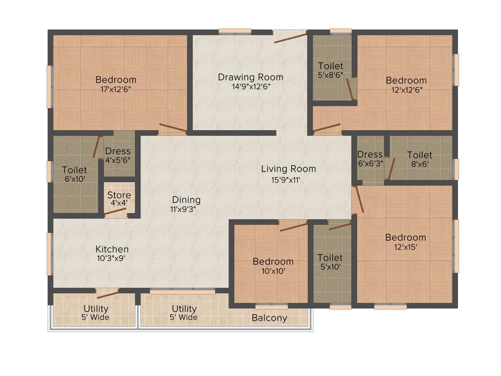 Vasavi Shanthinikethan (4BHK+4T (2,420 sq ft) 2420 sq ft)