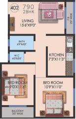 Shree Ramkrishna Sawlaram Bhane Residency (2BHK+1T (790 sq ft) 790 sq ft) Shree Ramkrishna Sawlaram Bhane Residency (2BHK+1T (790 sq ft) 790 sq ft)