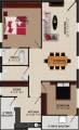 Parkville Lakshmi Nilayam (2BHK+2T (1,231 sq ft) 1231 sq ft)