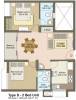 Skyline Heirloom (2BHK+2T (890 sq ft) 890 sq ft)