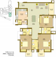 Skyline Highpoint (3BHK+3T (1,750 sq ft) 1750 sq ft) Skyline Highpoint (3BHK+3T (1,750 sq ft) 1750 sq ft)